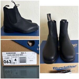 Blundstone Black Leather Dress Boots - 063